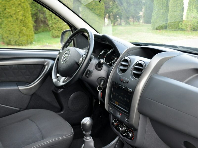 Dacia Duster 1.2i(125KM)*116tyś.km*Kolorowa Navi*Welur*Reling*Parktronik*ALU 16"ASO I (2009-2017)