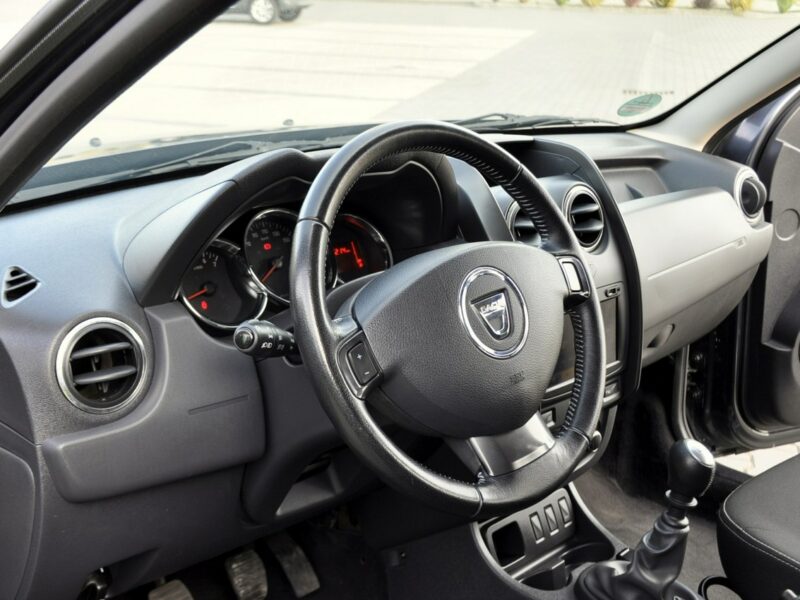 Dacia Duster 1.2i(125KM)*116tyś.km*Kolorowa Navi*Welur*Reling*Parktronik*ALU 16"ASO I (2009-2017)