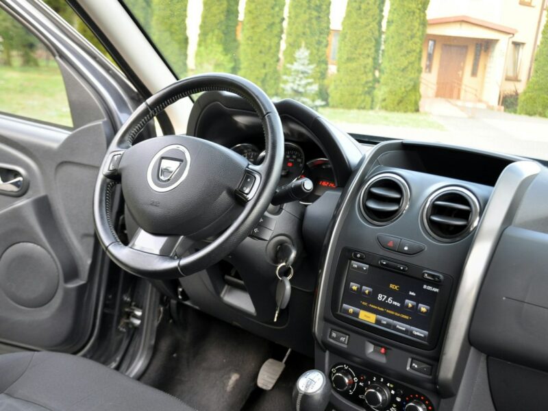 Dacia Duster 1.2i(125KM)*116tyś.km*Kolorowa Navi*Welur*Reling*Parktronik*ALU 16"ASO I (2009-2017)