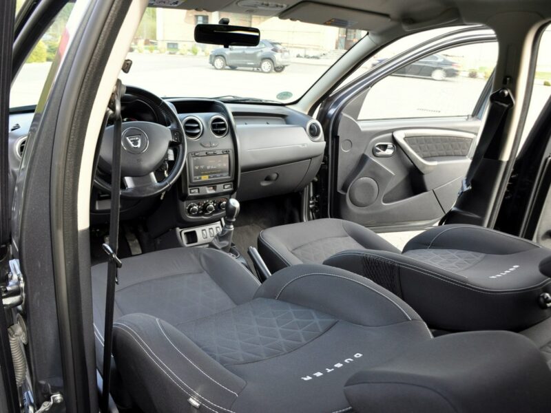 Dacia Duster 1.2i(125KM)*116tyś.km*Kolorowa Navi*Welur*Reling*Parktronik*ALU 16"ASO I (2009-2017)