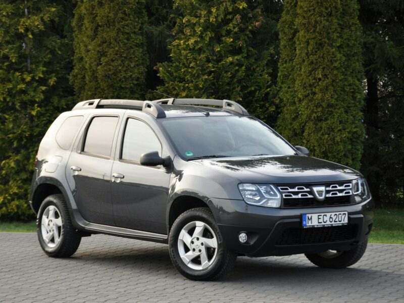 Dacia Duster 1.2i(125KM)*116tyś.km*Kolorowa Navi*Welur*Reling*Parktronik*ALU 16"ASO I (2009-2017)