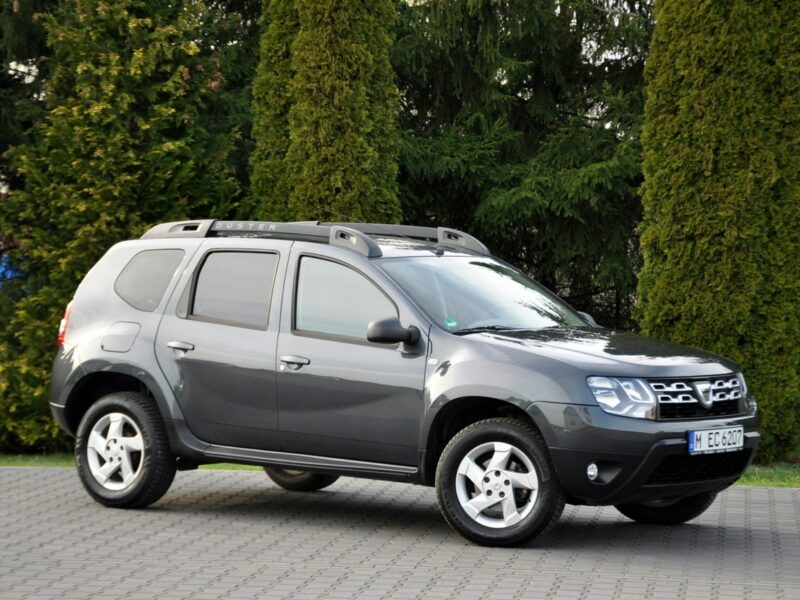 Dacia Duster 1.2i(125KM)*116tyś.km*Kolorowa Navi*Welur*Reling*Parktronik*ALU 16"ASO I (2009-2017)