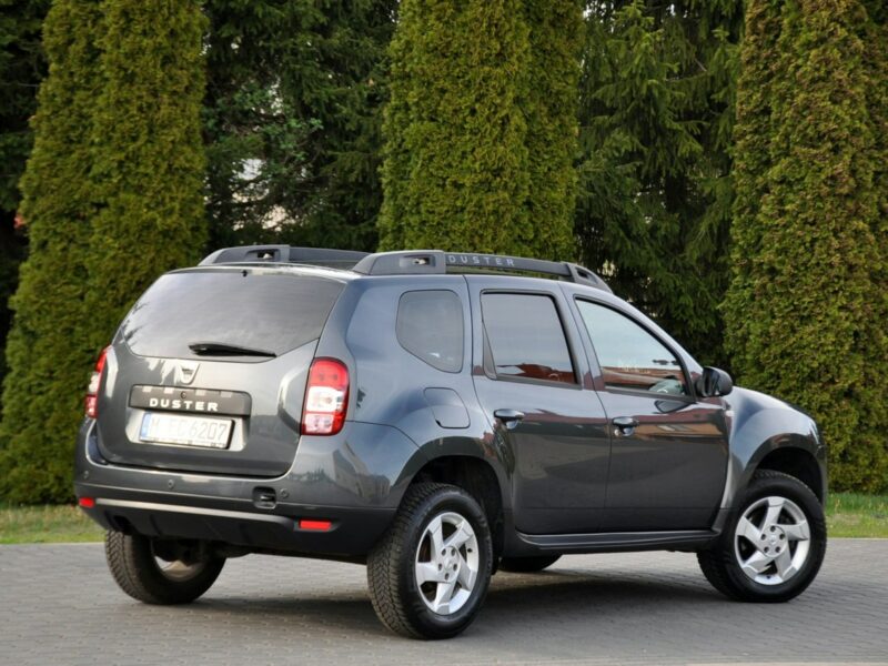 Dacia Duster 1.2i(125KM)*116tyś.km*Kolorowa Navi*Welur*Reling*Parktronik*ALU 16"ASO I (2009-2017)