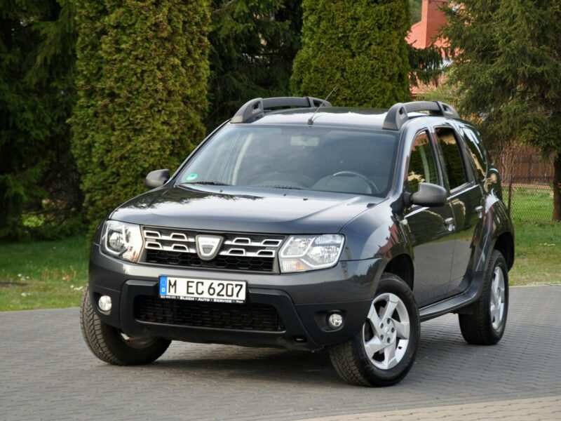 Dacia Duster 1.2i(125KM)*116tyś.km*Kolorowa Navi*Welur*Reling*Parktronik*ALU 16"ASO I (2009-2017)