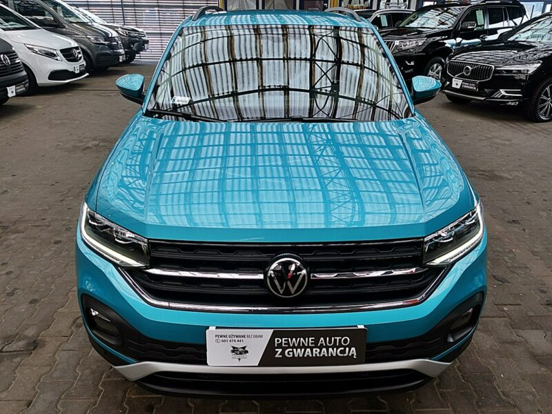 Volkswagen T-Cross AUTOMAT 150km fullLed+Front Assist JAK NOWY 1wł Kraj Bezwypadkowy F23%