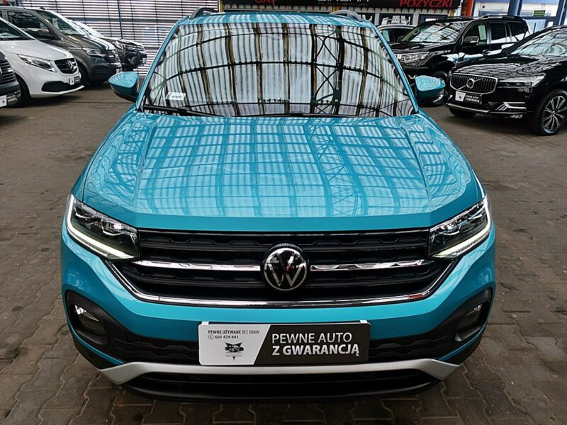 Volkswagen T-Cross AUTOMAT 150km fullLed+Front Assist JAK NOWY 1wł Kraj Bezwypadkowy F23%