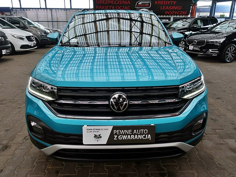 Volkswagen T-Cross AUTOMAT 150km fullLed+Front Assist JAK NOWY 1wł Kraj Bezwypadkowy F23%