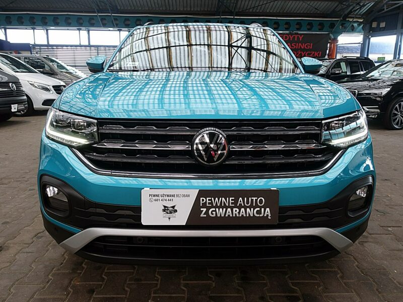 Volkswagen T-Cross AUTOMAT 150km fullLed+Front Assist JAK NOWY 1wł Kraj Bezwypadkowy F23%