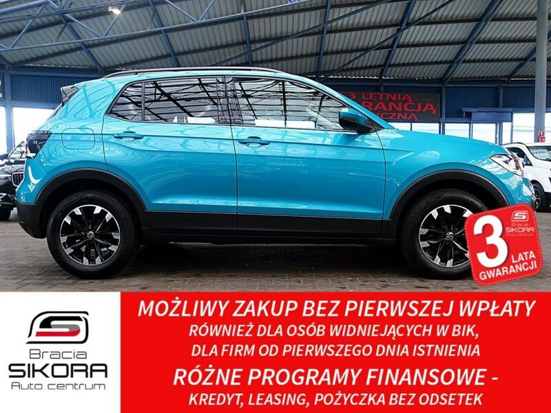 Volkswagen T-Cross AUTOMAT 150km fullLed+Front Assist JAK NOWY 1wł Kraj Bezwypadkowy F23%