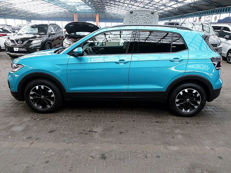 Volkswagen T-Cross AUTOMAT 150km fullLed+Front Assist JAK NOWY 1wł Kraj Bezwypadkowy F23%