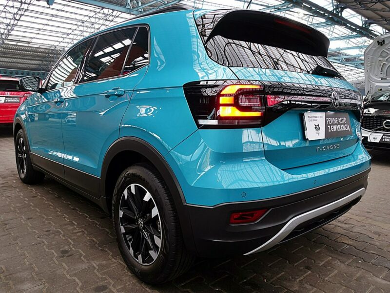 Volkswagen T-Cross AUTOMAT 150km fullLed+Front Assist JAK NOWY 1wł Kraj Bezwypadkowy F23%