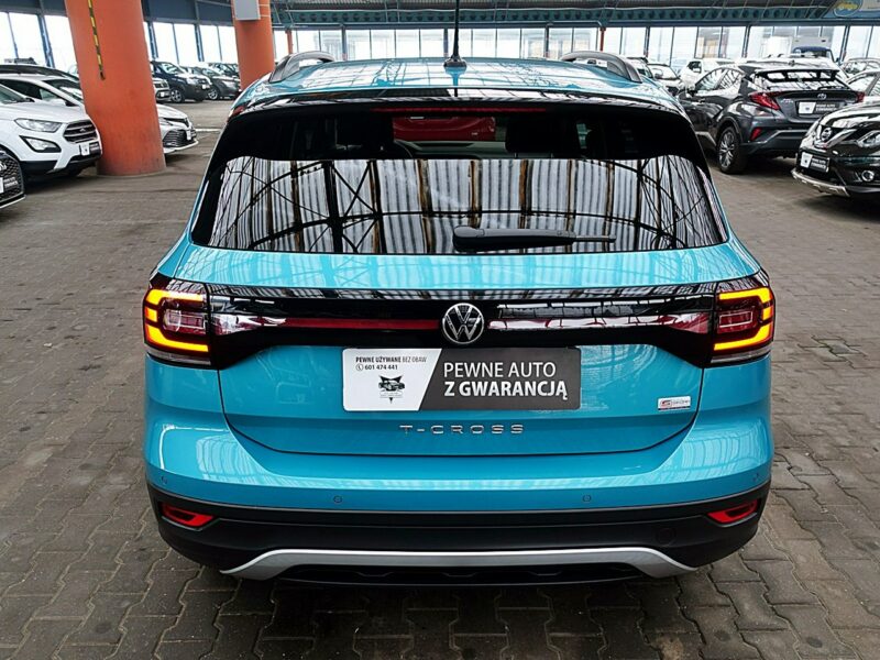 Volkswagen T-Cross AUTOMAT 150km fullLed+Front Assist JAK NOWY 1wł Kraj Bezwypadkowy F23%