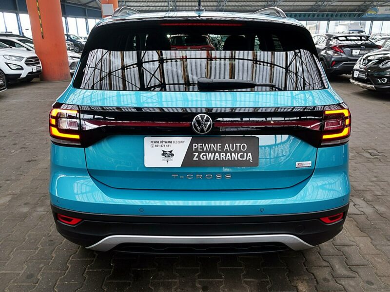 Volkswagen T-Cross AUTOMAT 150km fullLed+Front Assist JAK NOWY 1wł Kraj Bezwypadkowy F23%
