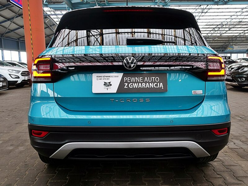 Volkswagen T-Cross AUTOMAT 150km fullLed+Front Assist JAK NOWY 1wł Kraj Bezwypadkowy F23%