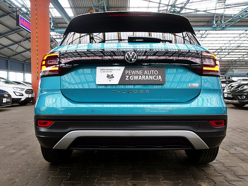 Volkswagen T-Cross AUTOMAT 150km fullLed+Front Assist JAK NOWY 1wł Kraj Bezwypadkowy F23%