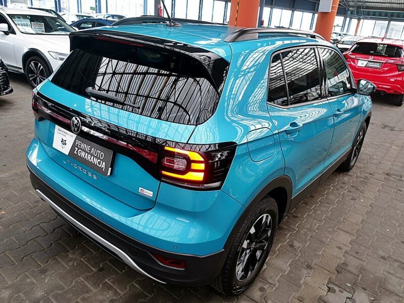 Volkswagen T-Cross AUTOMAT 150km fullLed+Front Assist JAK NOWY 1wł Kraj Bezwypadkowy F23%