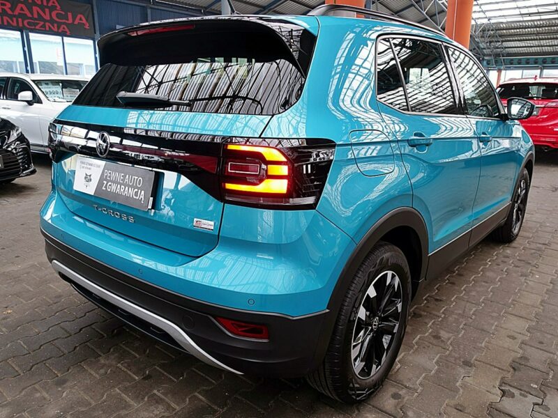 Volkswagen T-Cross AUTOMAT 150km fullLed+Front Assist JAK NOWY 1wł Kraj Bezwypadkowy F23%