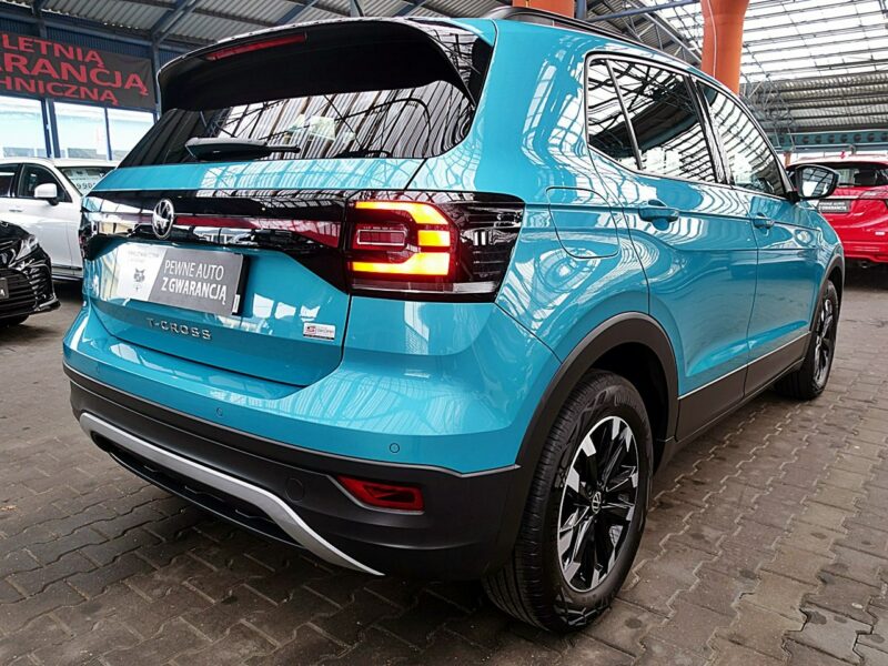 Volkswagen T-Cross AUTOMAT 150km fullLed+Front Assist JAK NOWY 1wł Kraj Bezwypadkowy F23%