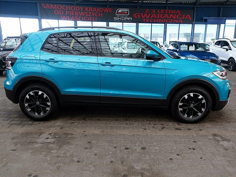 Volkswagen T-Cross AUTOMAT 150km fullLed+Front Assist JAK NOWY 1wł Kraj Bezwypadkowy F23%