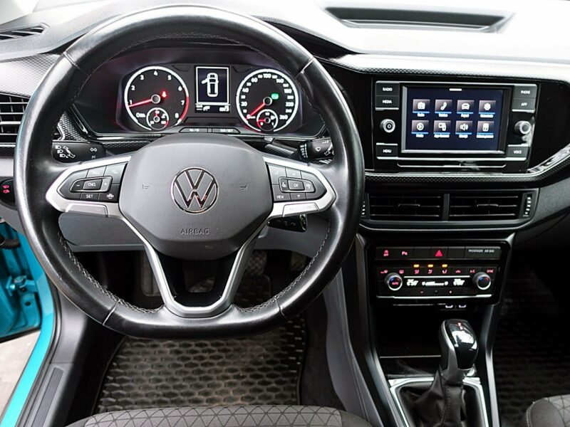 Volkswagen T-Cross AUTOMAT 150km fullLed+Front Assist JAK NOWY 1wł Kraj Bezwypadkowy F23%
