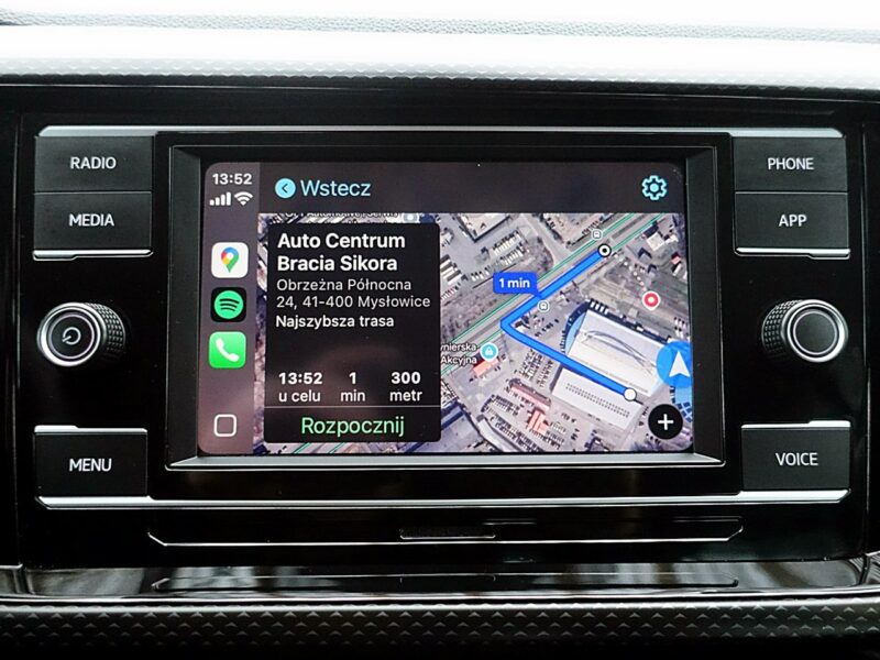 Volkswagen T-Cross AUTOMAT 150km fullLed+Front Assist JAK NOWY 1wł Kraj Bezwypadkowy F23%