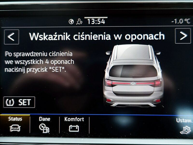 Volkswagen T-Cross AUTOMAT 150km fullLed+Front Assist JAK NOWY 1wł Kraj Bezwypadkowy F23%