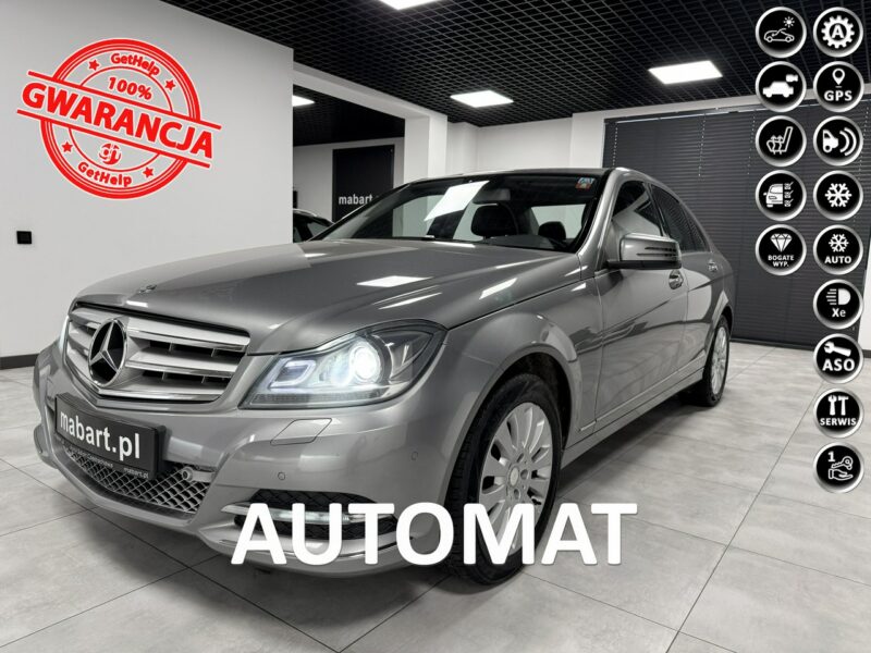 Mercedes C 200 2.2D 136KM Automat*Lifting*Avantgarde*Skóry*Duża Navi*BXenon*Z NIEMIEC W204 (2007-2014)
