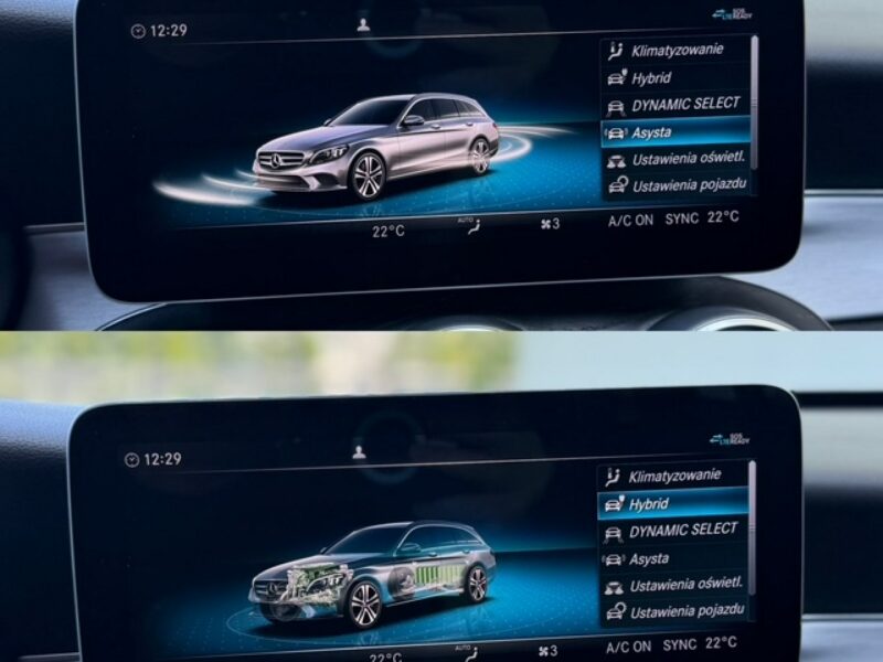 Mercedes C 300 C300e, AMG-Line, Performers, Mega kolor, Gwarancja! W205 (2014-2021)