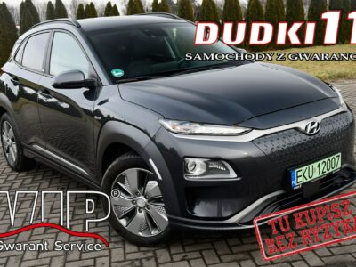 Hyundai Kona Kona-Elektryk DUDKI11 Navi.Kam.Cofania.Asyst.Pasa Ruchu.Automat.OKAZJA I (2017-2023)