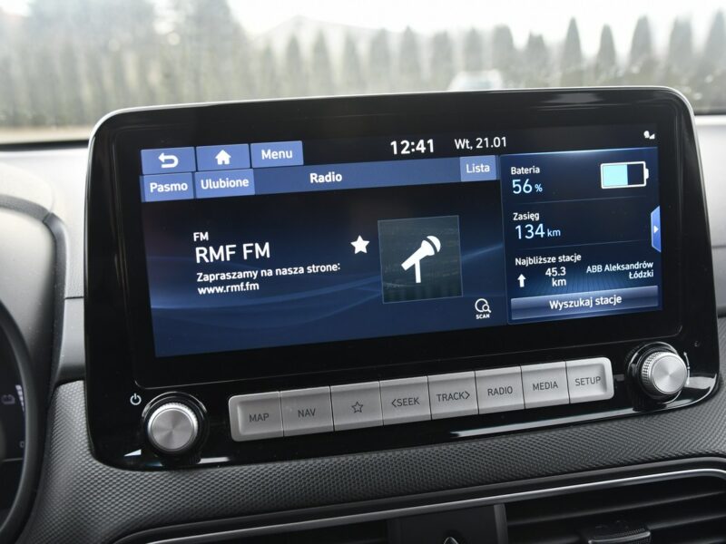 Hyundai Kona Kona-Elektryk DUDKI11 Navi.Kam.Cofania.Asyst.Pasa Ruchu.Automat.OKAZJA I (2017-2023)