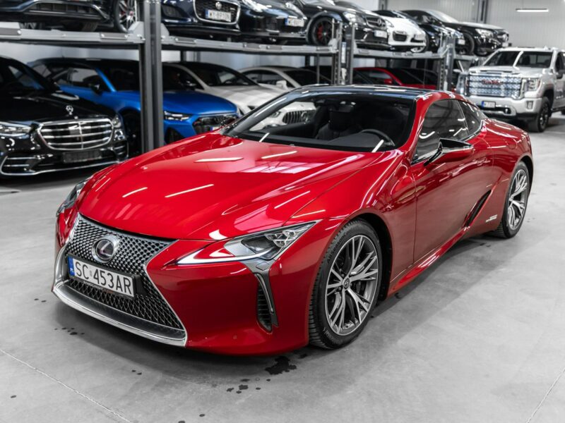 Lexus LC 500h V6 359 KM. Salon PL. Bezwypadkowy. Stan idealny. FV23%.