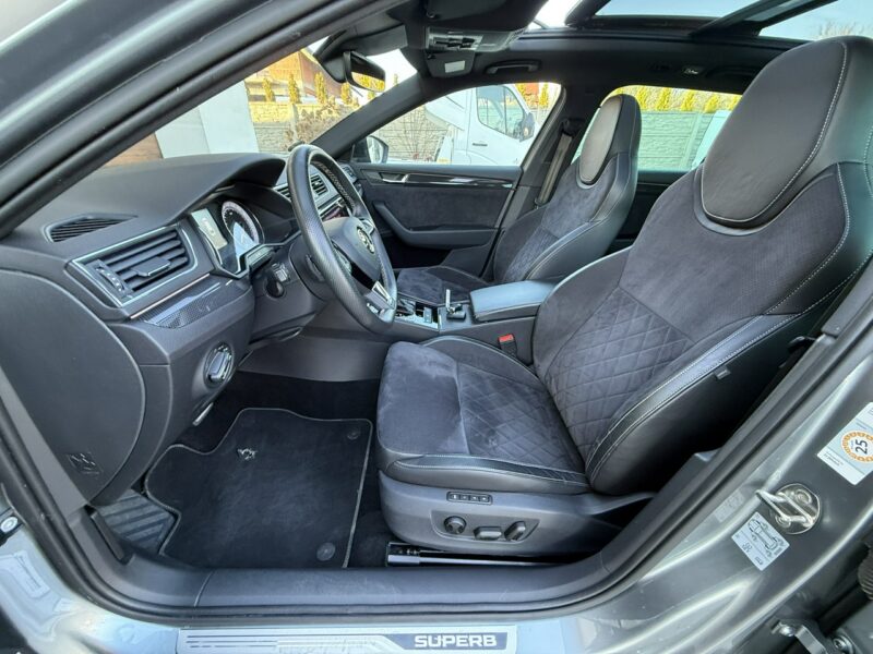 Škoda Superb 19r. 2.0 TDI 190KM DSG Sportline bezwypadkowa super stan, wyposażenie III (2015-2023)