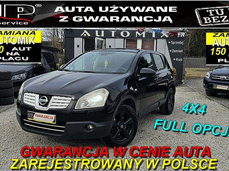 Nissan Qashqai -SPRZEDANY- 2,0 dCi.4X4, FULL !Panorama ,Zarejestrowany, GWARANCJA I (2007-2013)