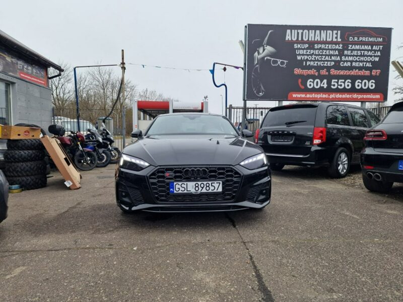 Audi S5 3.0 TFSI 354 KM, Quattro, Carbon, Skóra, Kamera 360, Tempomat Aktywny