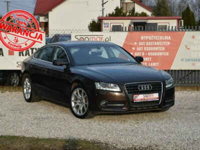 Audi A5 Sportback 1.8TFSi 160KM Manual 2010r. BiX LED 18" TEMPOMAT 8T (2007-2016)