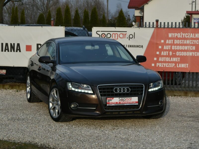 Audi A5 Sportback 1.8TFSi 160KM Manual 2010r. BiX LED 18" TEMPOMAT 8T (2007-2016)