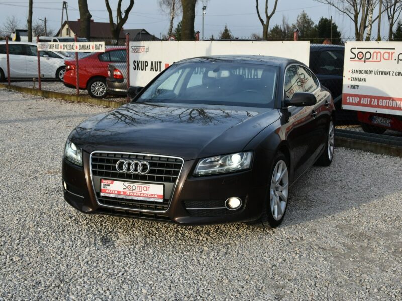 Audi A5 Sportback 1.8TFSi 160KM Manual 2010r. BiX LED 18" TEMPOMAT 8T (2007-2016)