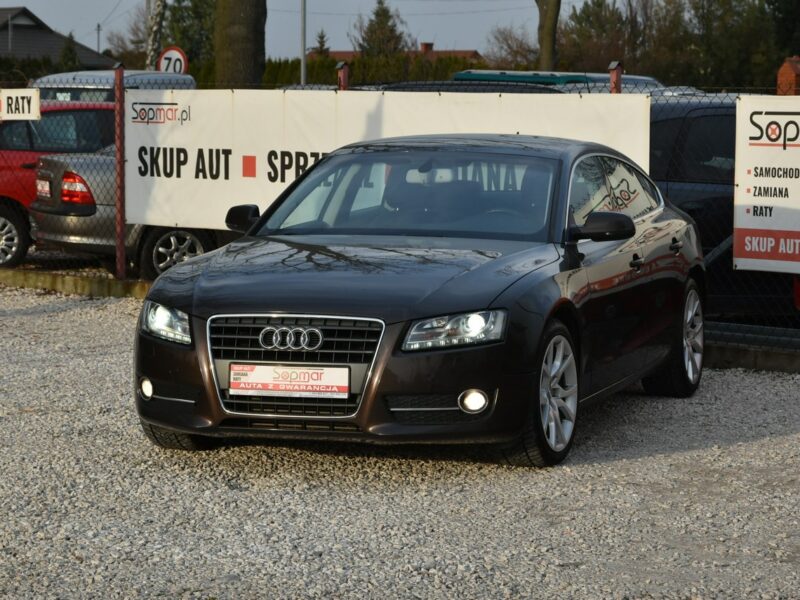 Audi A5 Sportback 1.8TFSi 160KM Manual 2010r. BiX LED 18" TEMPOMAT 8T (2007-2016)