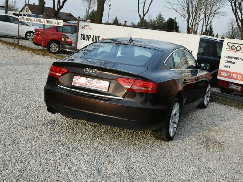 Audi A5 Sportback 1.8TFSi 160KM Manual 2010r. BiX LED 18" TEMPOMAT 8T (2007-2016)