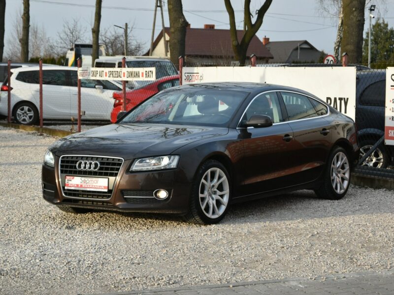 Audi A5 Sportback 1.8TFSi 160KM Manual 2010r. BiX LED 18" TEMPOMAT 8T (2007-2016)