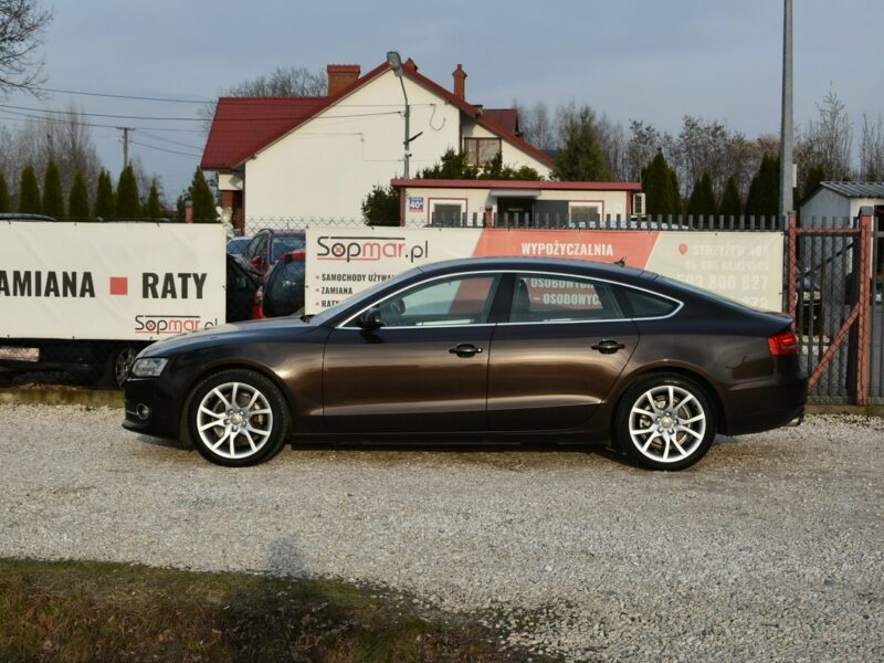Audi A5 Sportback 1.8TFSi 160KM Manual 2010r. BiX LED 18" TEMPOMAT 8T (2007-2016)