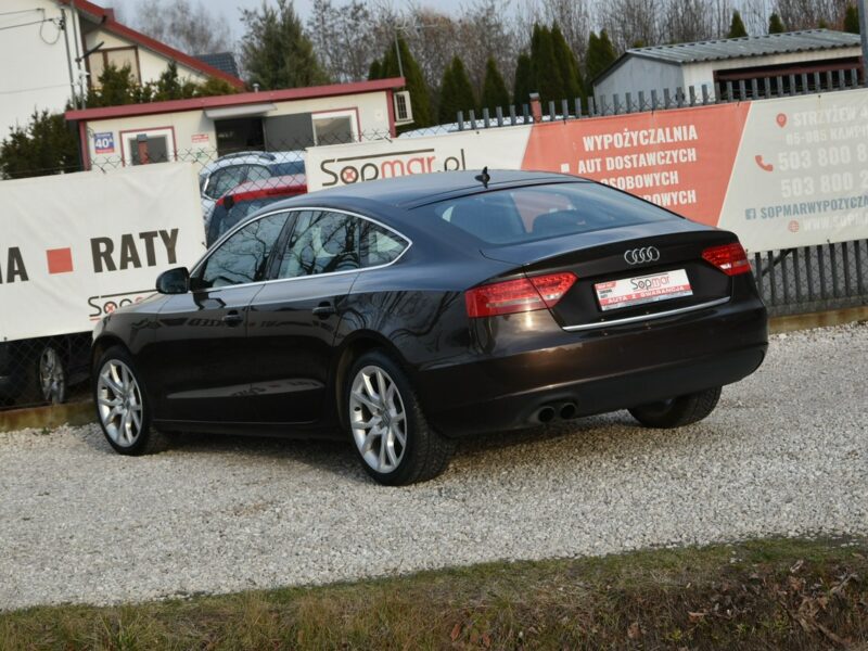 Audi A5 Sportback 1.8TFSi 160KM Manual 2010r. BiX LED 18" TEMPOMAT 8T (2007-2016)