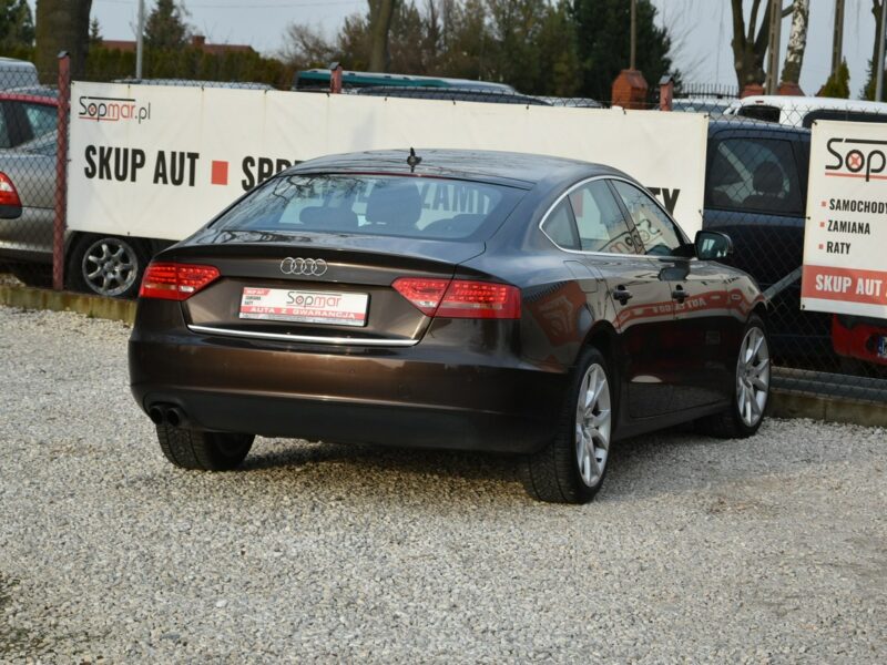 Audi A5 Sportback 1.8TFSi 160KM Manual 2010r. BiX LED 18" TEMPOMAT 8T (2007-2016)
