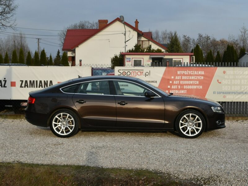 Audi A5 Sportback 1.8TFSi 160KM Manual 2010r. BiX LED 18" TEMPOMAT 8T (2007-2016)