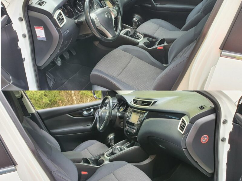 Nissan Qashqai 1.5 dCi # NAVI # Climatronic # Panorama # Kamera # Biała Perła # IGŁA II (2013-2021)