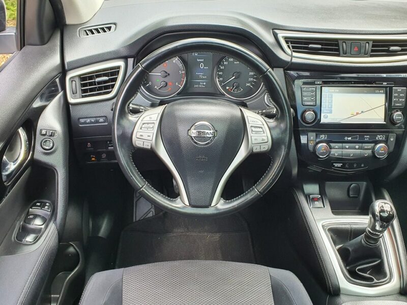 Nissan Qashqai 1.5 dCi # NAVI # Climatronic # Panorama # Kamera # Biała Perła # IGŁA II (2013-2021)