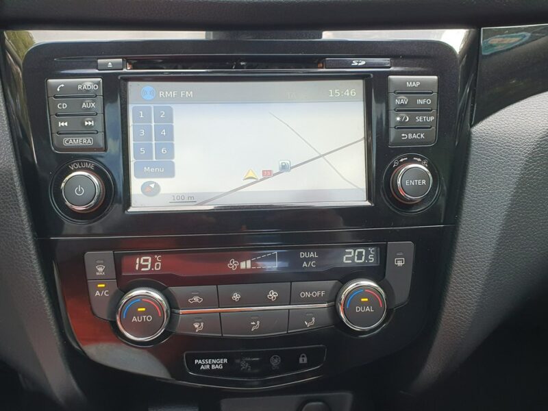Nissan Qashqai 1.5 dCi # NAVI # Climatronic # Panorama # Kamera # Biała Perła # IGŁA II (2013-2021)