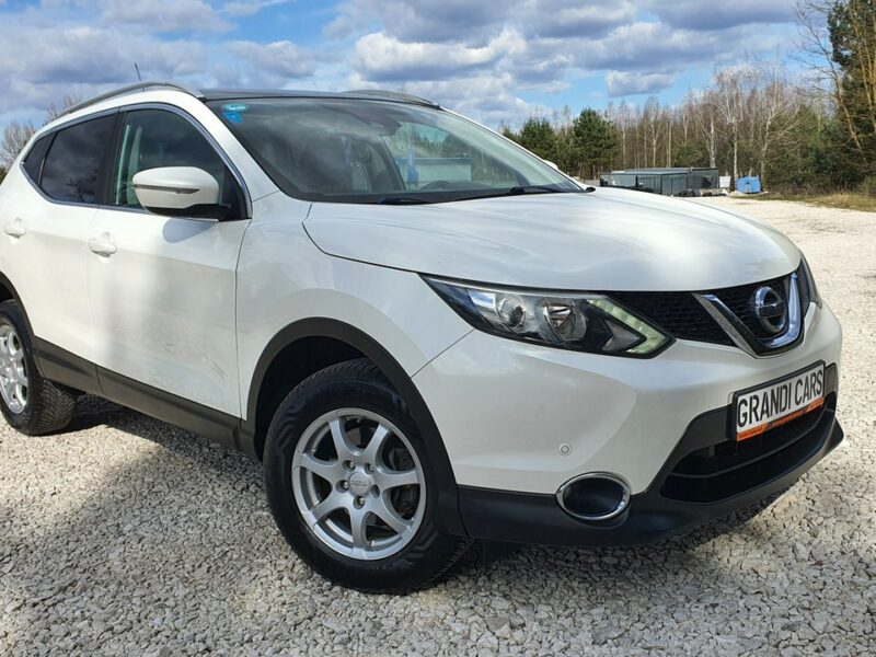 Nissan Qashqai 1.5 dCi # NAVI # Climatronic # Panorama # Kamera # Biała Perła # IGŁA II (2013-2021)