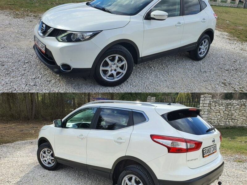Nissan Qashqai 1.5 dCi # NAVI # Climatronic # Panorama # Kamera # Biała Perła # IGŁA II (2013-2021)