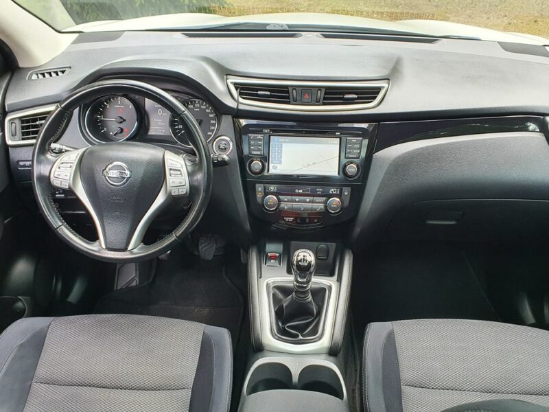Nissan Qashqai 1.5 dCi # NAVI # Climatronic # Panorama # Kamera # Biała Perła # IGŁA II (2013-2021)